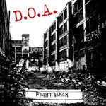 the album cover for Doa - Fight Back [Colored Vinyl] (Red) (Can)
