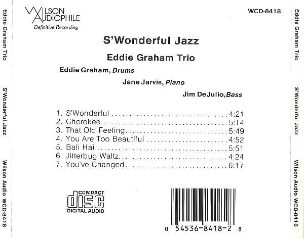 Eddie Graham Trio : S'Wonderful Jazz (CD, Album)