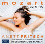 the album cover for Anett Fritsch - Wolfgang Amadeus Mozart: Arien