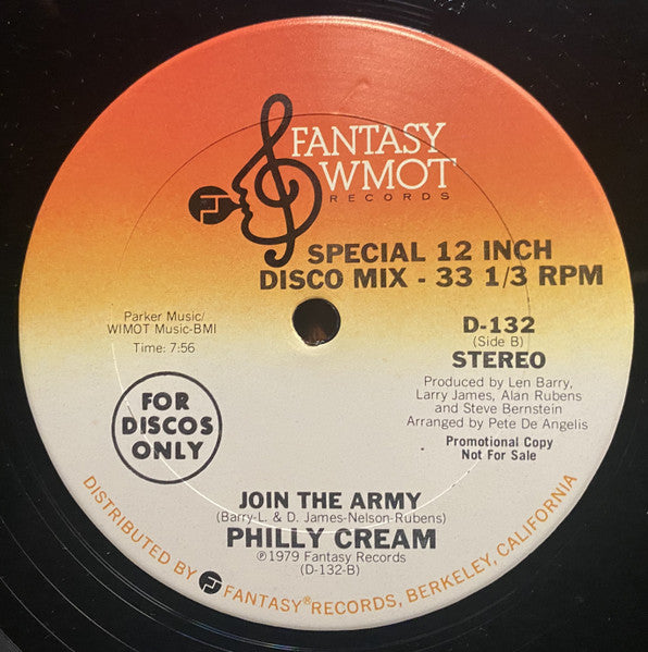 Philly Cream (2) : Motown Review / Join The Army (12", Single, Promo, San)