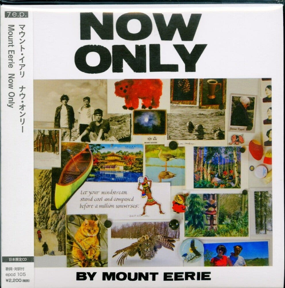 the album cover for Mount Eerie - Now Only