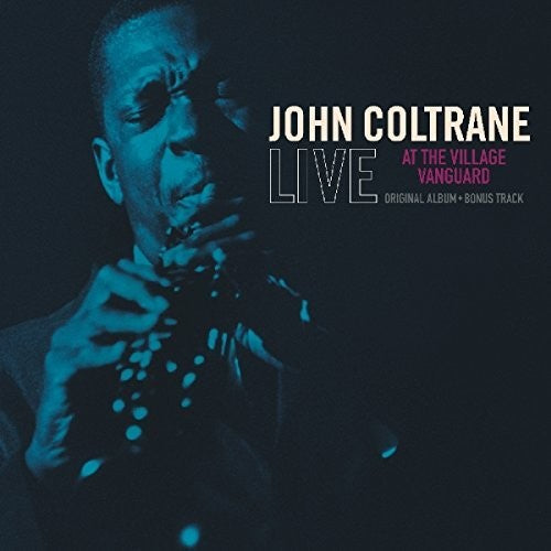 the album cover for John Coltrane - Live At The Village Vanguard