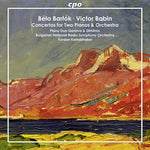 the album cover for Yordan Kamdzhalov - Bartok & Babin: Concertos for Two Pianos & Orchestra