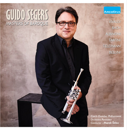 the album cover for Albinoni / J Bach S / Segers - Masters of Baroque