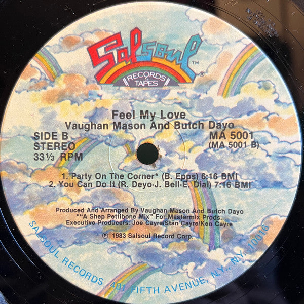 Vaughan Mason And Butch Dayo : Feel My Love (LP, MiniAlbum)