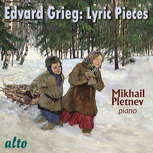 the album cover for MIKHAIL PLETNEV - Grieg: Lyric Pieces