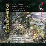 the album cover for Scharwenka / Trio Parnassus / Mannheim String Qtet - Chamber Music
