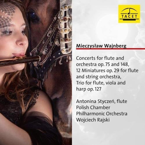 the album cover for Wajnberg / Styczen / Rajski - Concerts For Flute & Orchestra Op. 75 And 148