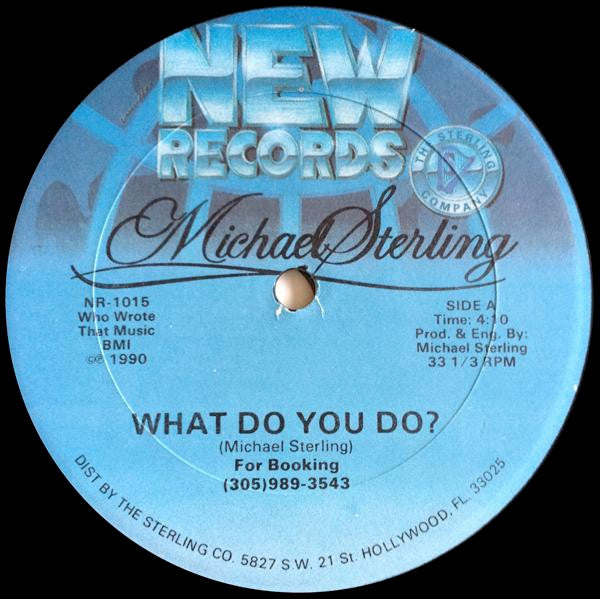 Michael Sterling : What Do You Do? (12")
