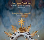 the album cover for Boysen - Antonio Caldara: Motetti a due o tre voci Op. 4