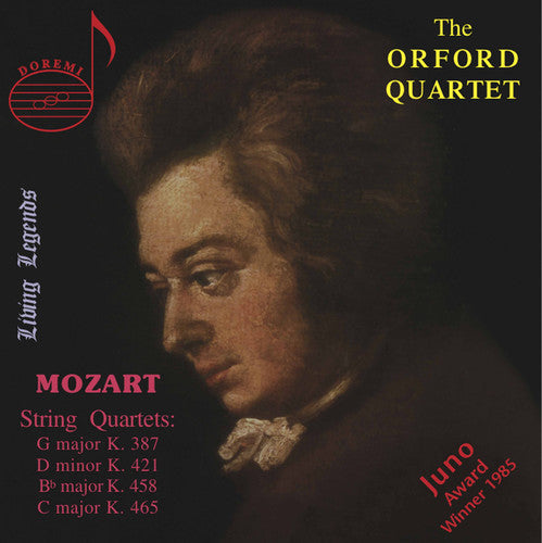the album cover for Orford String Quartet - ORFORD QUARTET PLAYING MOZART