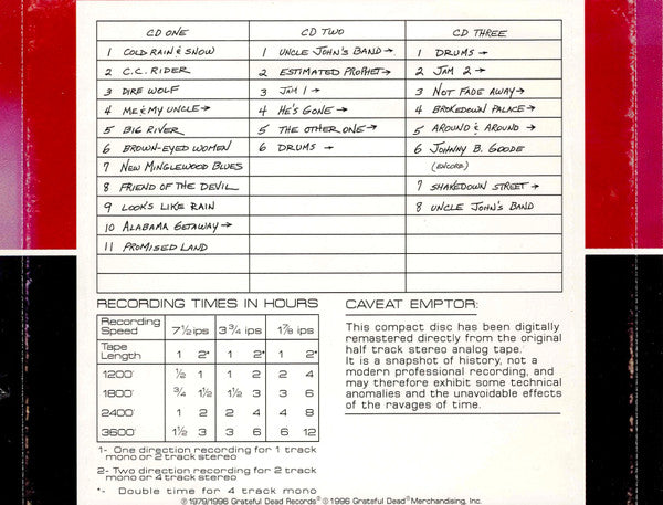 Grateful Dead* : Dick's Picks Volume Five (3xCD, Album)