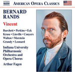 the album cover for Rands / Indiana University Philharmonic Orchestra - Bernard Rands: Vincent