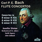 the album cover for Jennifer Stinton - C.p.e. Bach: Flute Concertos