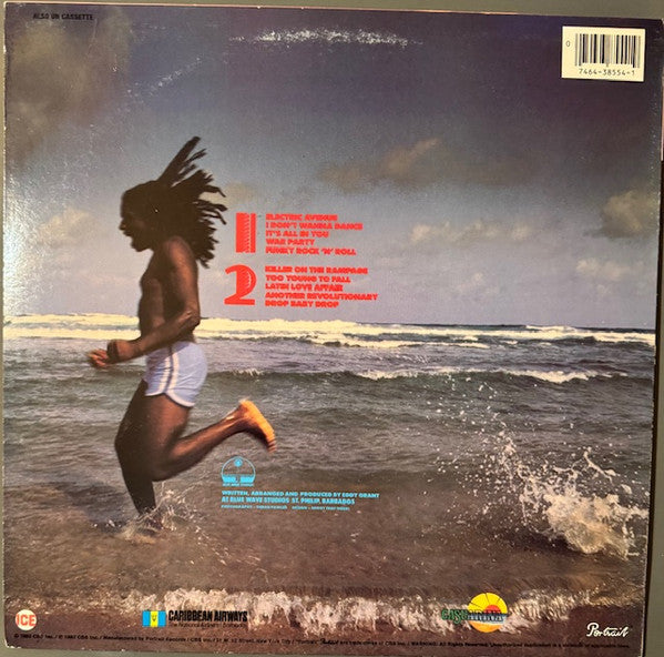 Eddy Grant : Killer On The Rampage (LP, Album, Car)