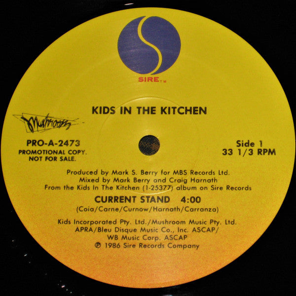 Kids In The Kitchen : Current Stand (12", Promo)