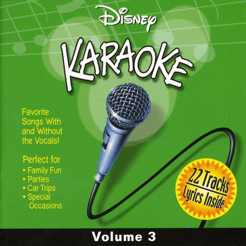 the album cover for Disney Karaoke Series - Disney Karaoke, Vol. 3