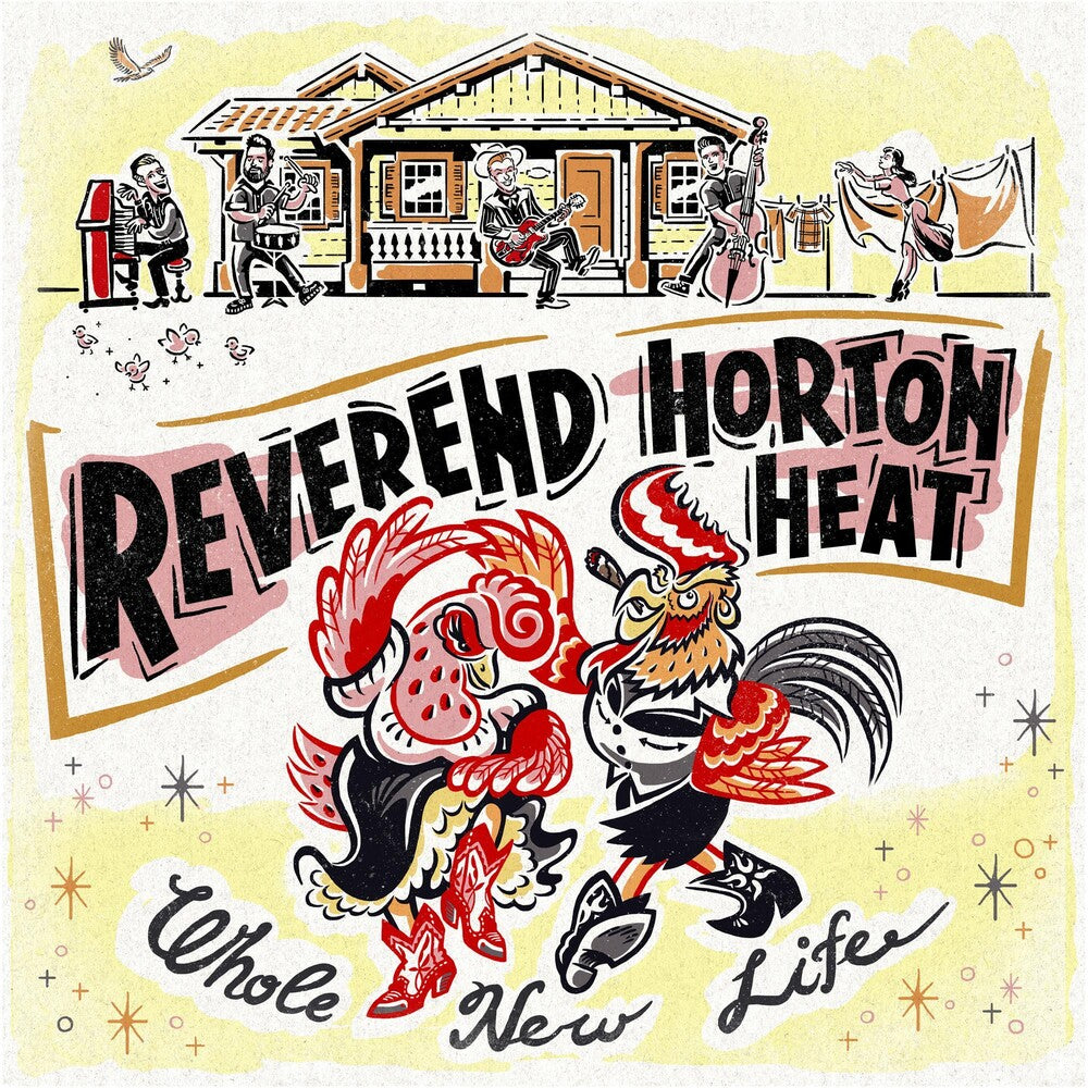 the album cover for Reverend Horton Heat - Whole New Life