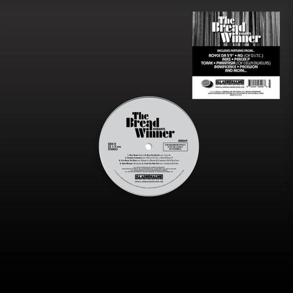 the album cover for KVBeats - The Breadwinner