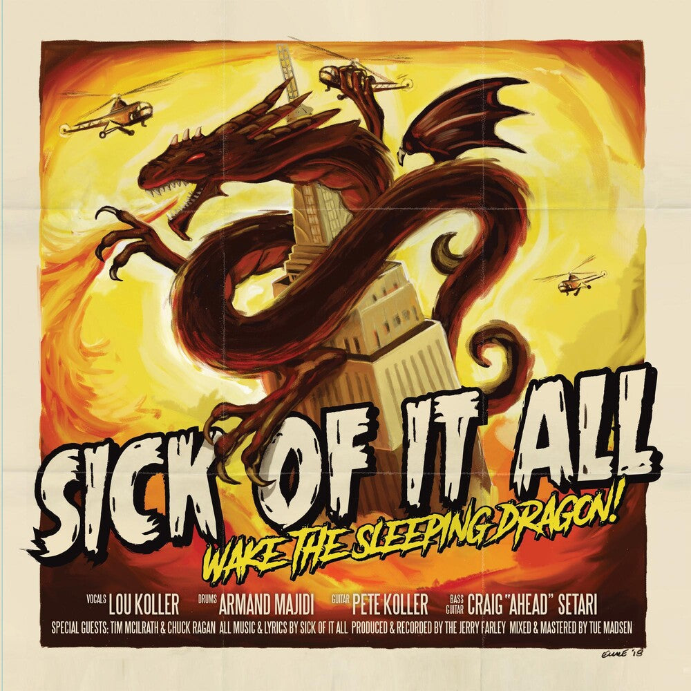 the album cover for Sick Of It All - Wake The Sleeping Dragon! [LP]