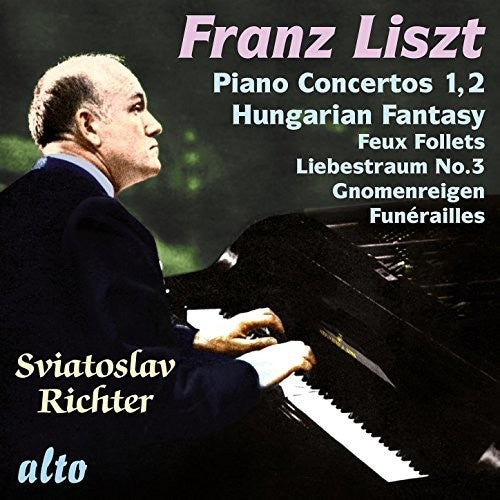 the album cover for Sviatoslav Richter - Richter Plays Liszt
