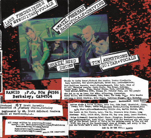 Rancid : Let's Go (Cass, Album, Cr0)