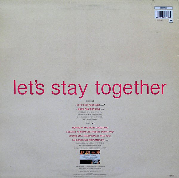 The Pasadenas : Let's Stay Together (12", Single)