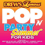 the album cover for Drews Famous - Pop 'n Party Summer For Kids