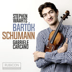 the album cover for Stephen Waarts - Schumann & Bartok: Violin Sonatas No.1
