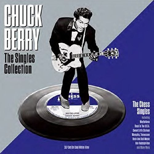 the album cover for Chuck Berry - Singles Collection (White Vinyl) [Colored Vinyl] (Wht) (Uk)