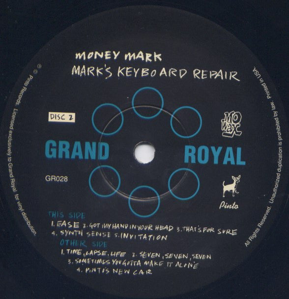 Money Mark : Mark's Keyboard Repair (3x10", Album)