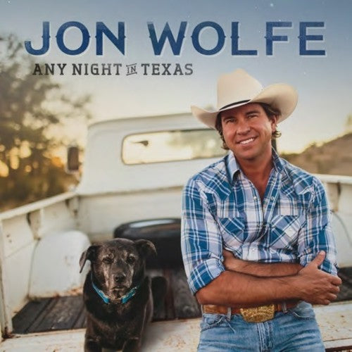 the album cover for Jon Wolfe - Any Night In Texas