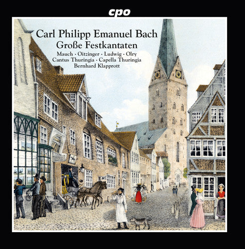 the album cover for Cantus Thuringia - Festive Cantatas