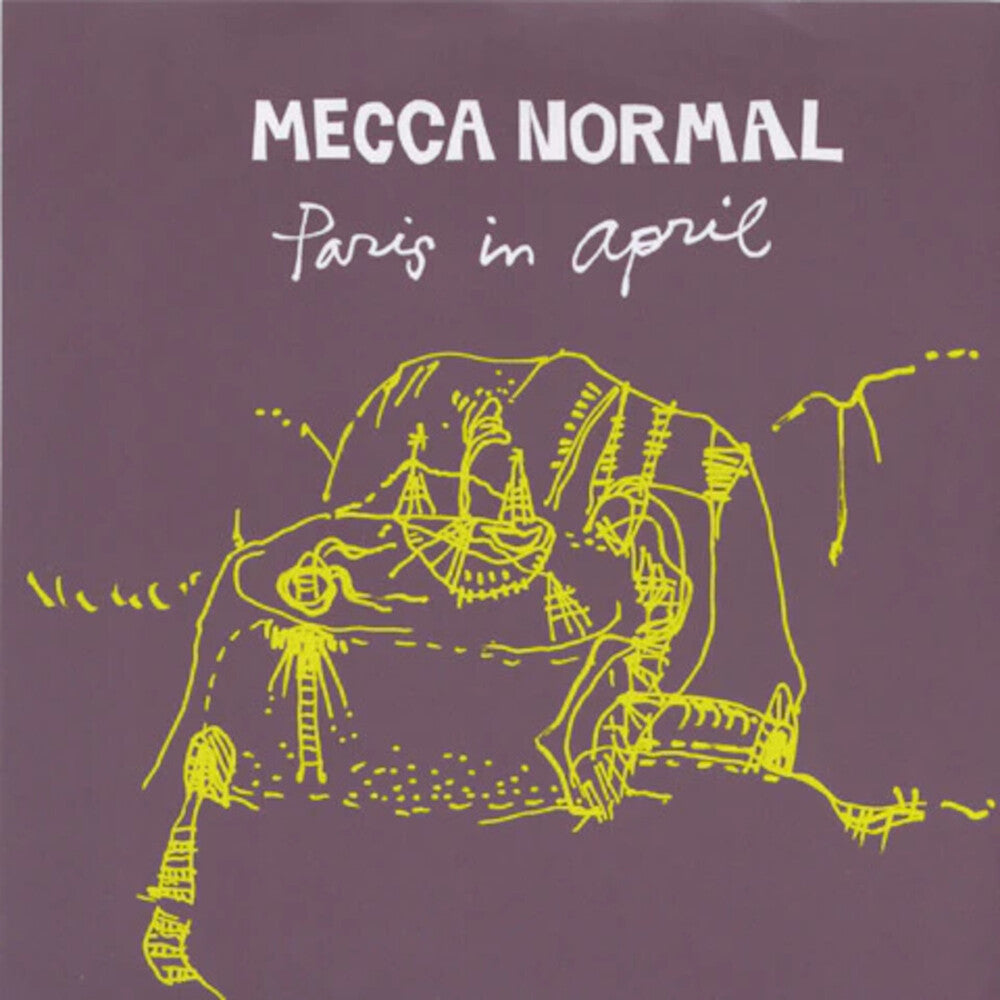 the album cover for Mecca Normal - PARIS IN APRIL