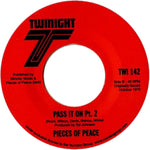 the album cover for Pieces Of Peace - Pass It On Pt 1/Pt 2