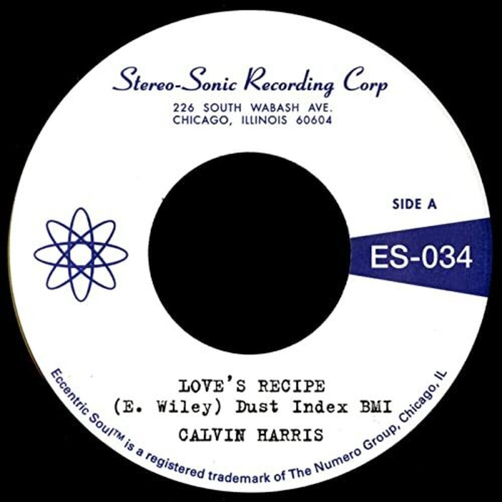 the album cover for Calvin Harris - Love's Recipe [Vinyl Single]
