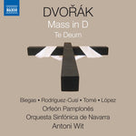 the album cover for Antoni Wit - Antonin Dvorak: Mass in D ''Te Deum''