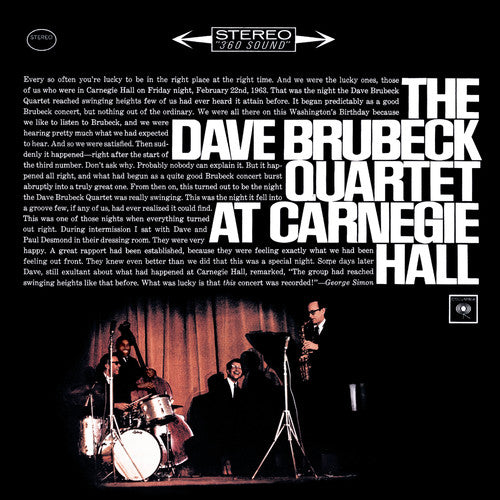 Dave Brubeck - At Carnegie Hall (CD)