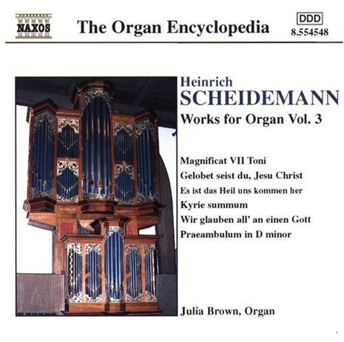 the album cover for Julia Brown - Works for Organ 3