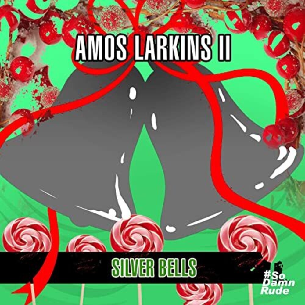 the album cover for Amos Larkins II - Silver Bells