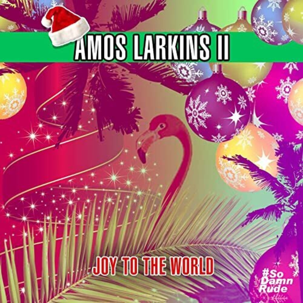 the album cover for Amos Larkins II - Joy To The World