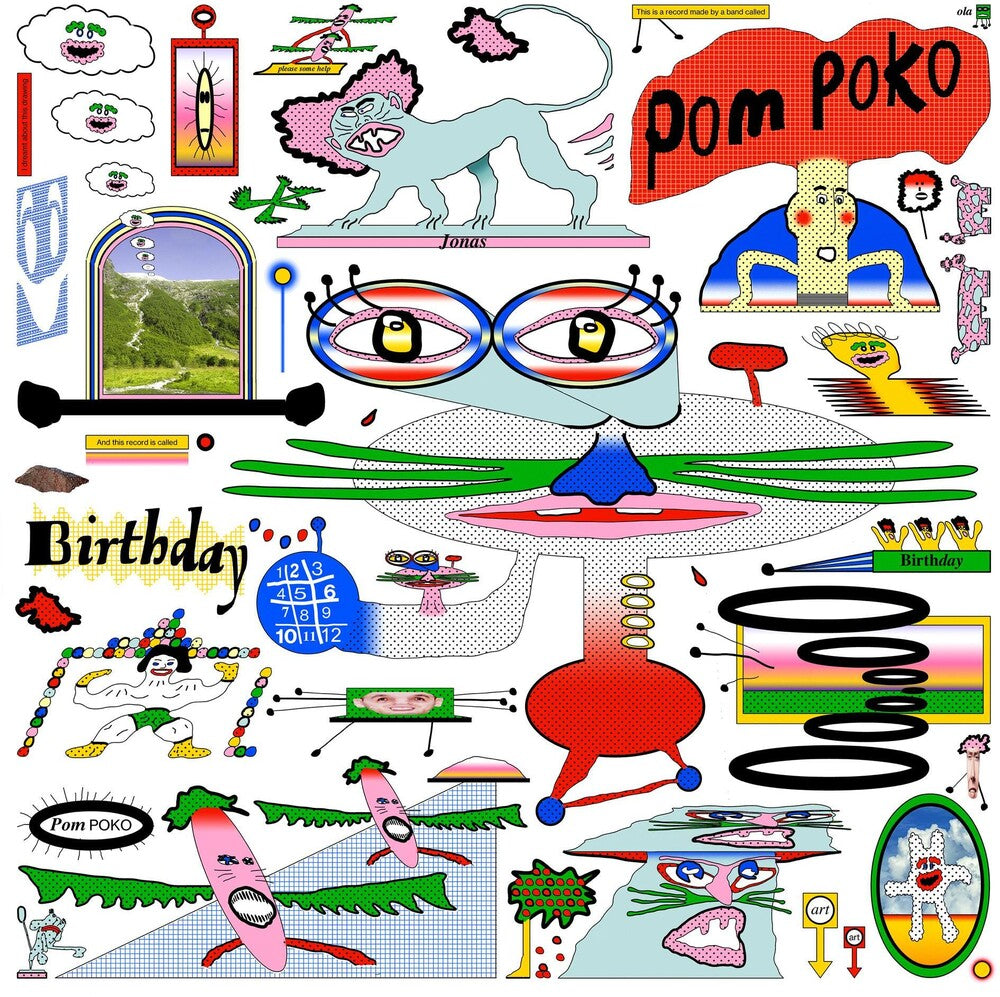 the album cover for Pom Poko - Birthday