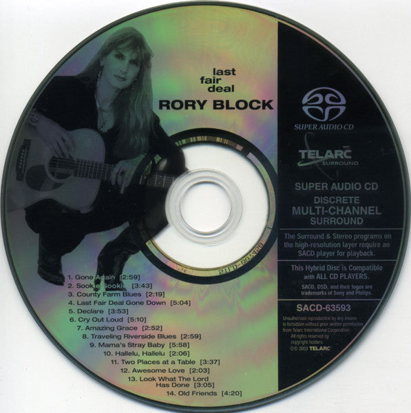 Rory Block : Last Fair Deal (SACD, Hybrid, Multichannel, Album)