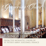 the album cover for Monastic Choir Of Solesmes / Claire - Church Sings Her Saints 1