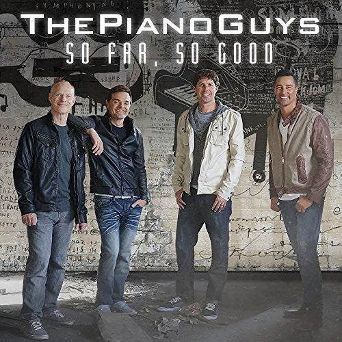the album cover for Piano Guys - So Far So Good