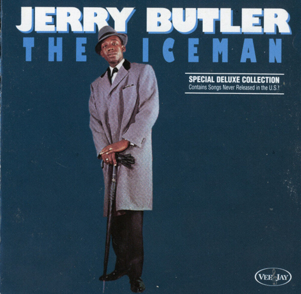 the album cover for Jerry Butler - The Iceman