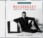 the album cover for Mussorgsky / Scinardo - Mussorgsky: Complete Piano Works