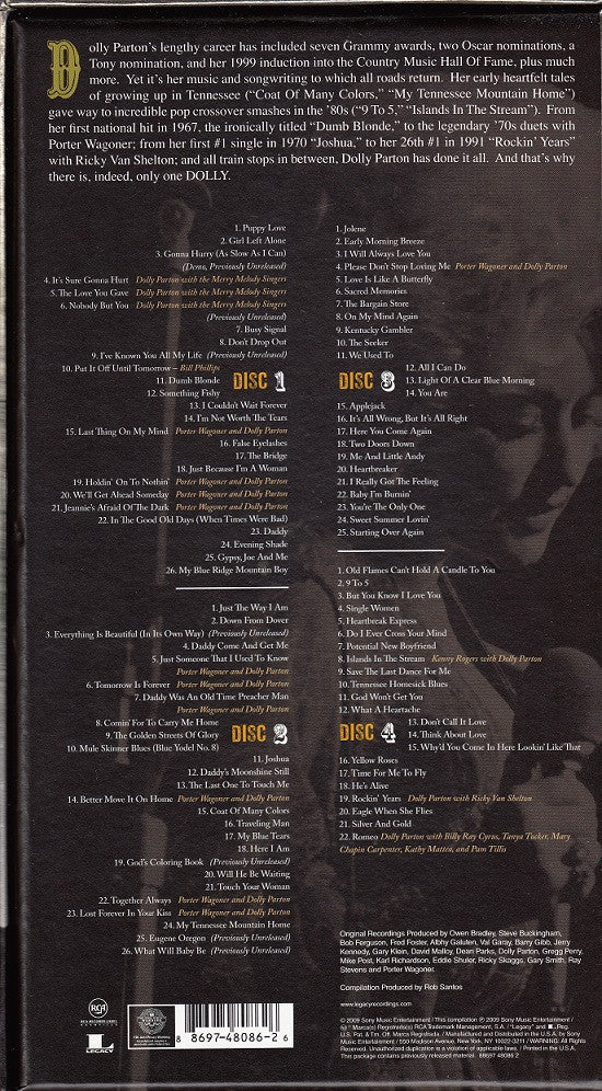 Dolly Parton : Dolly (4xCD, Comp, RM + Box)