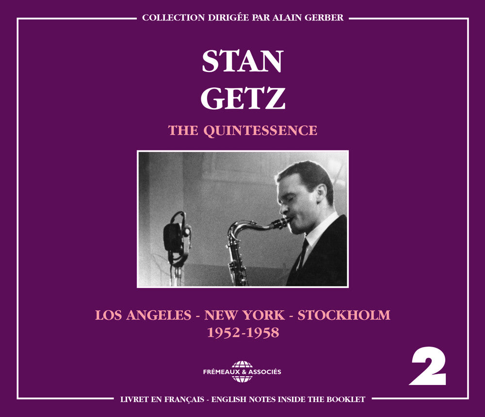 the album cover for Stan Getz - Quintessence: V2: S. Getz 1952