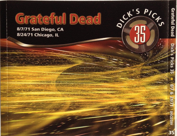 Grateful Dead* : Dick's Picks 35: 8/7/71 San Diego, CA & 8/24/71 Chicago, IL (4xHDCD, Album)